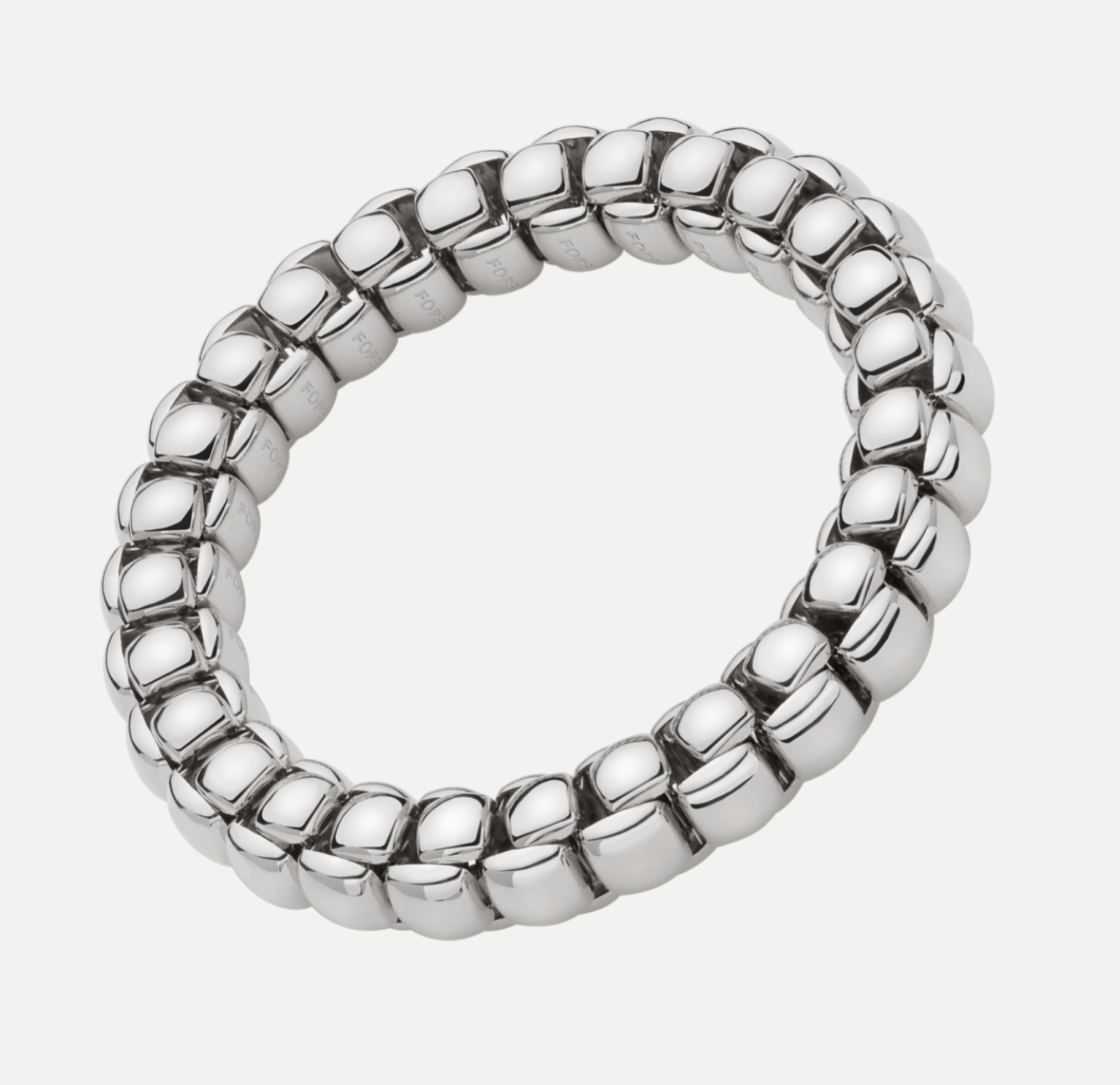 Fope Flex’It Luna 18ct White Gold Bracelet Small - Unworn Box & Papers
