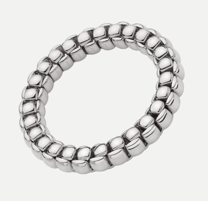 Fope Flex’It Luna 18ct White Gold Bracelet Small - Unworn Box & Papers