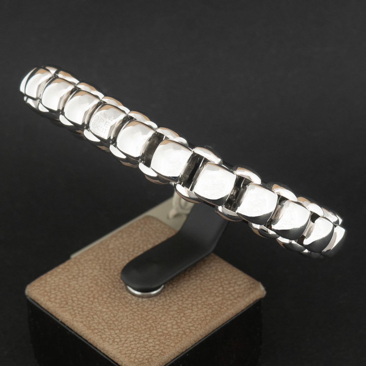 Fope Flex’It Luna 18ct White Gold Bracelet Small - Unworn Box & Papers