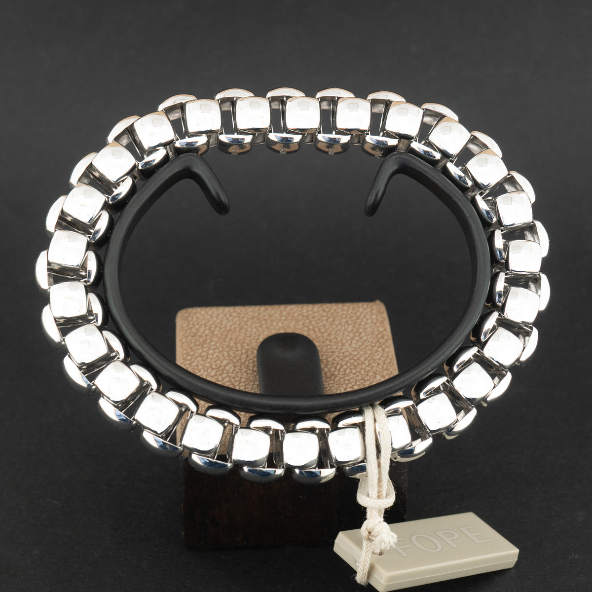 Fope Flex’It Luna 18ct White Gold Bracelet Small - Unworn Box & Papers