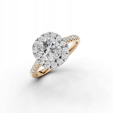 18ct White and Rose Gold