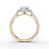 18ct White and Rose Gold