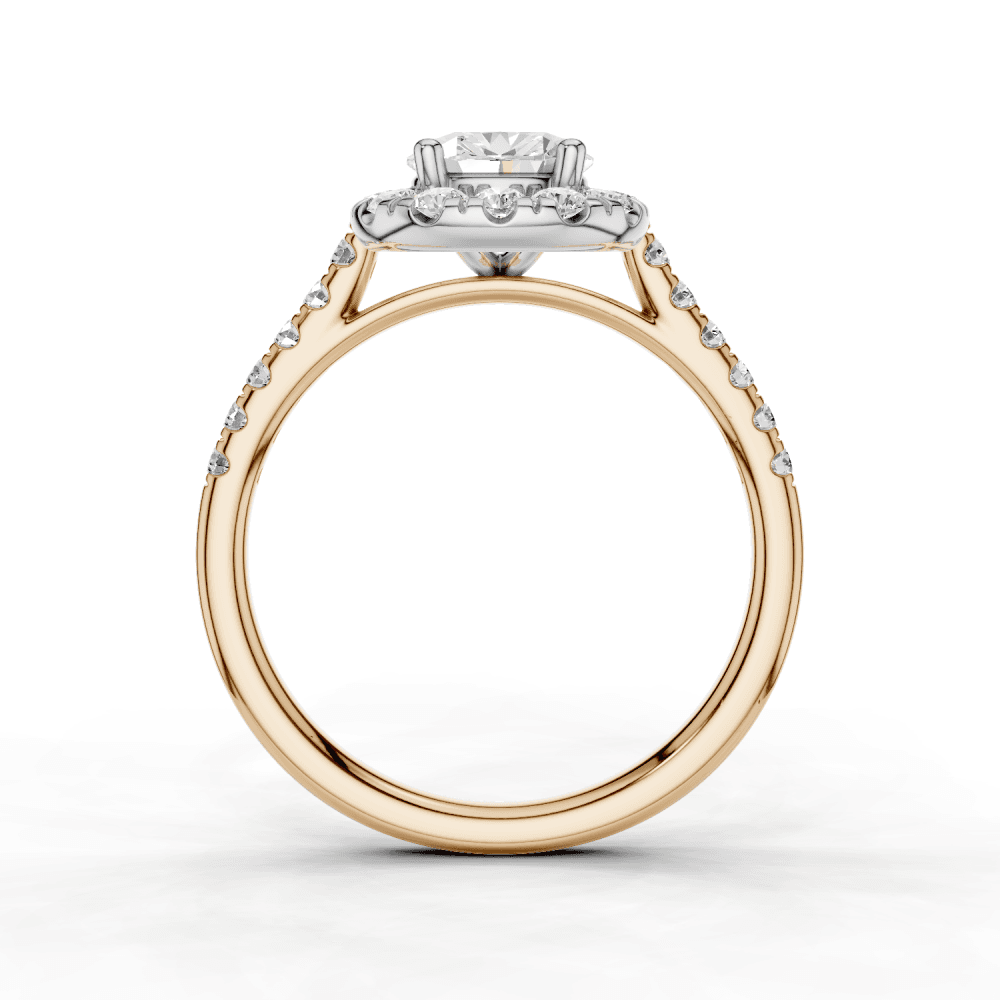 18ct White and Rose Gold