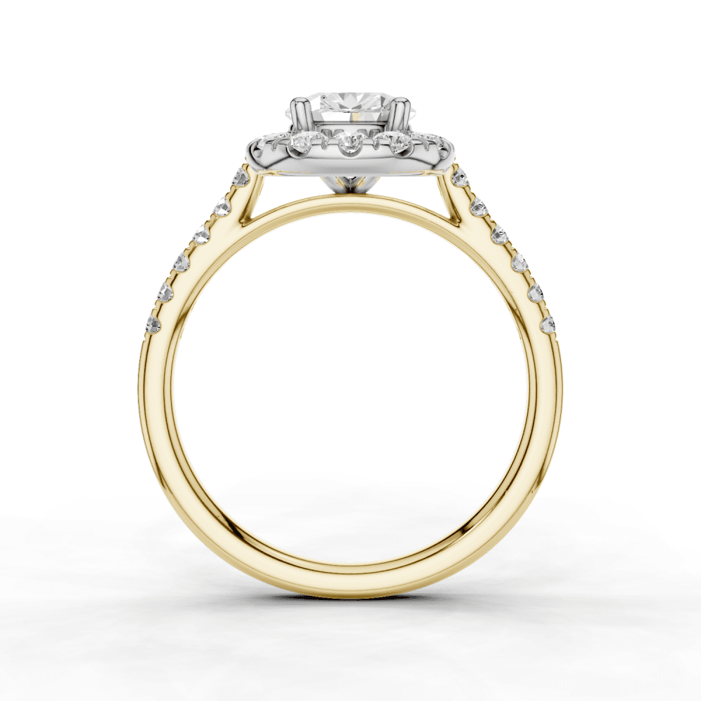 18ct White and Yellow Gold
