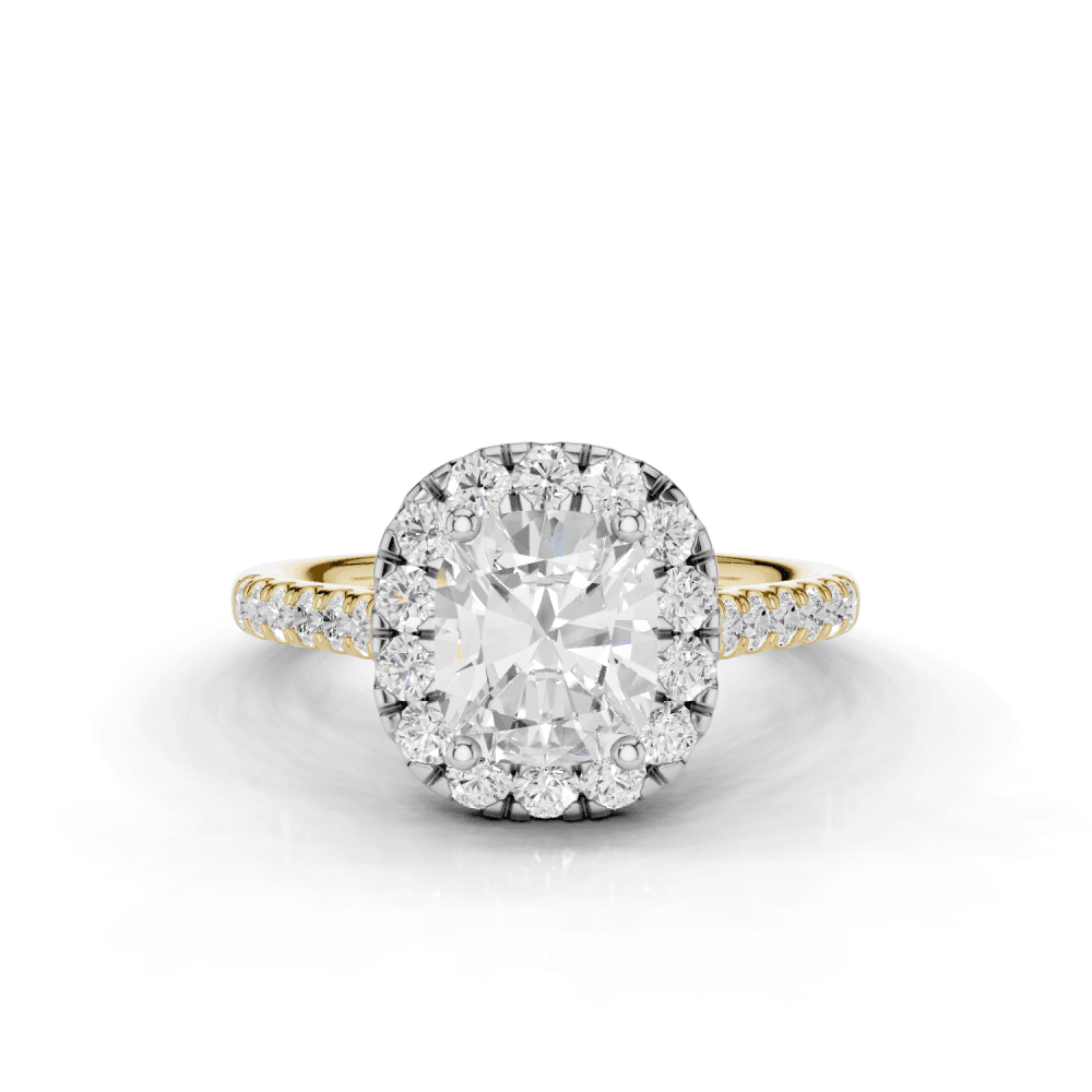 18ct White and Yellow Gold