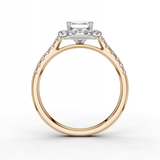 18ct White and Rose Gold