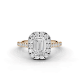 18ct White and Rose Gold