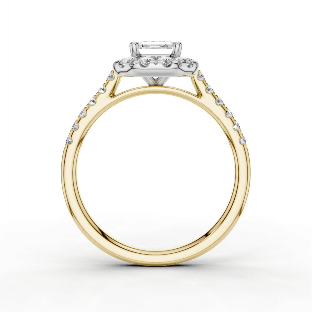 18ct White and Yellow Gold