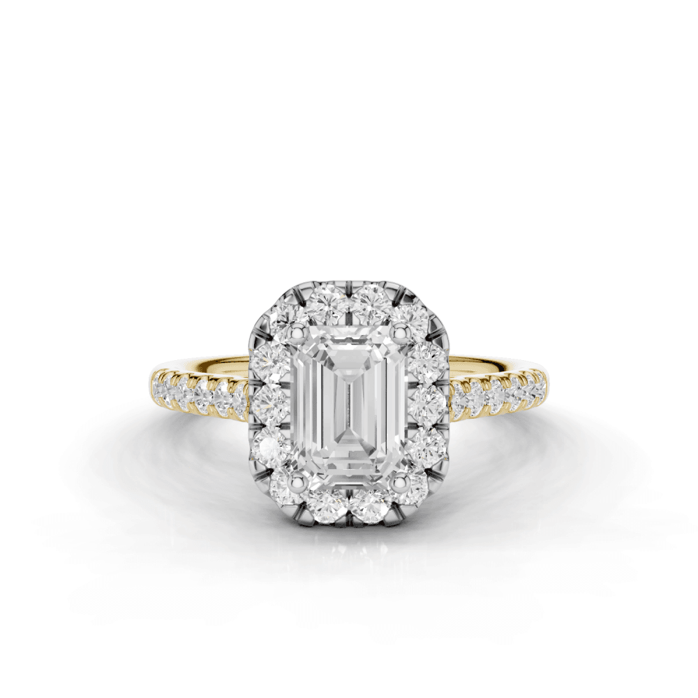 18ct White and Yellow Gold