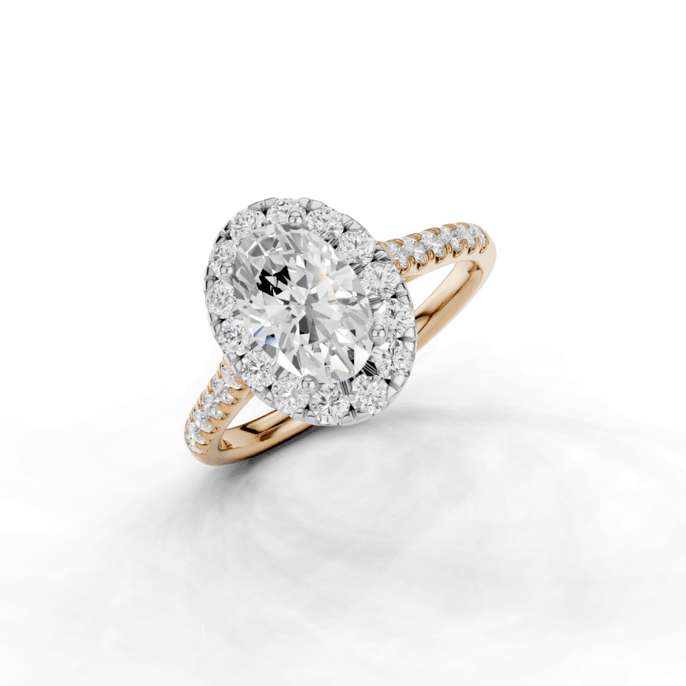 18ct White and Rose Gold