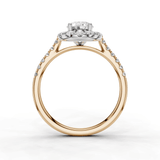 18ct White and Rose Gold