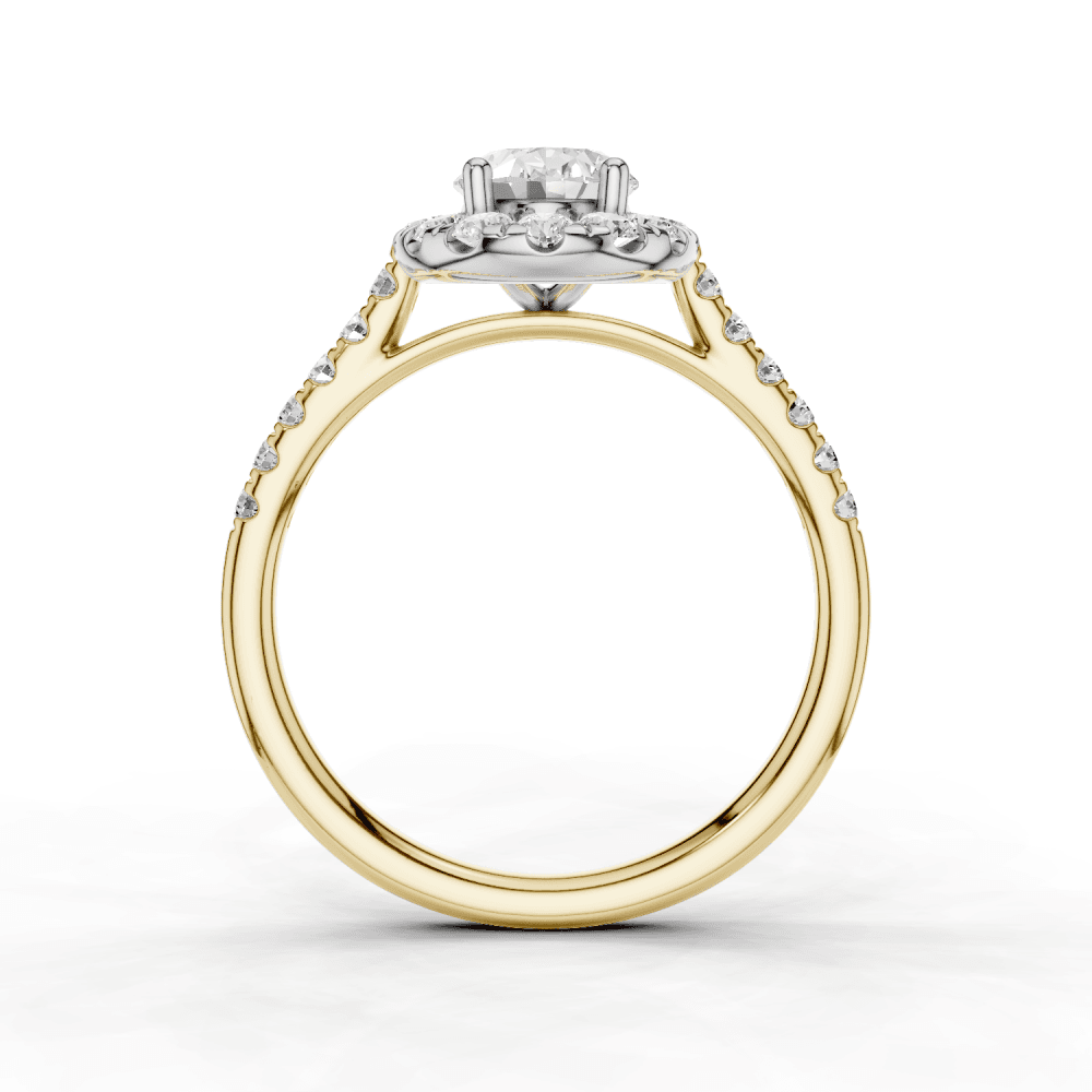 18ct White and Yellow Gold