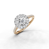 18ct White and Rose Gold