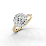 18ct White and Yellow Gold