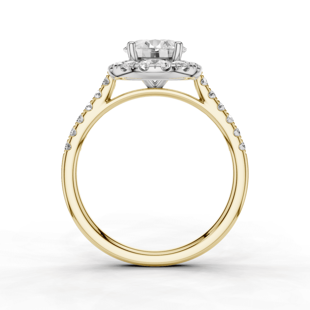 18ct White and Yellow Gold