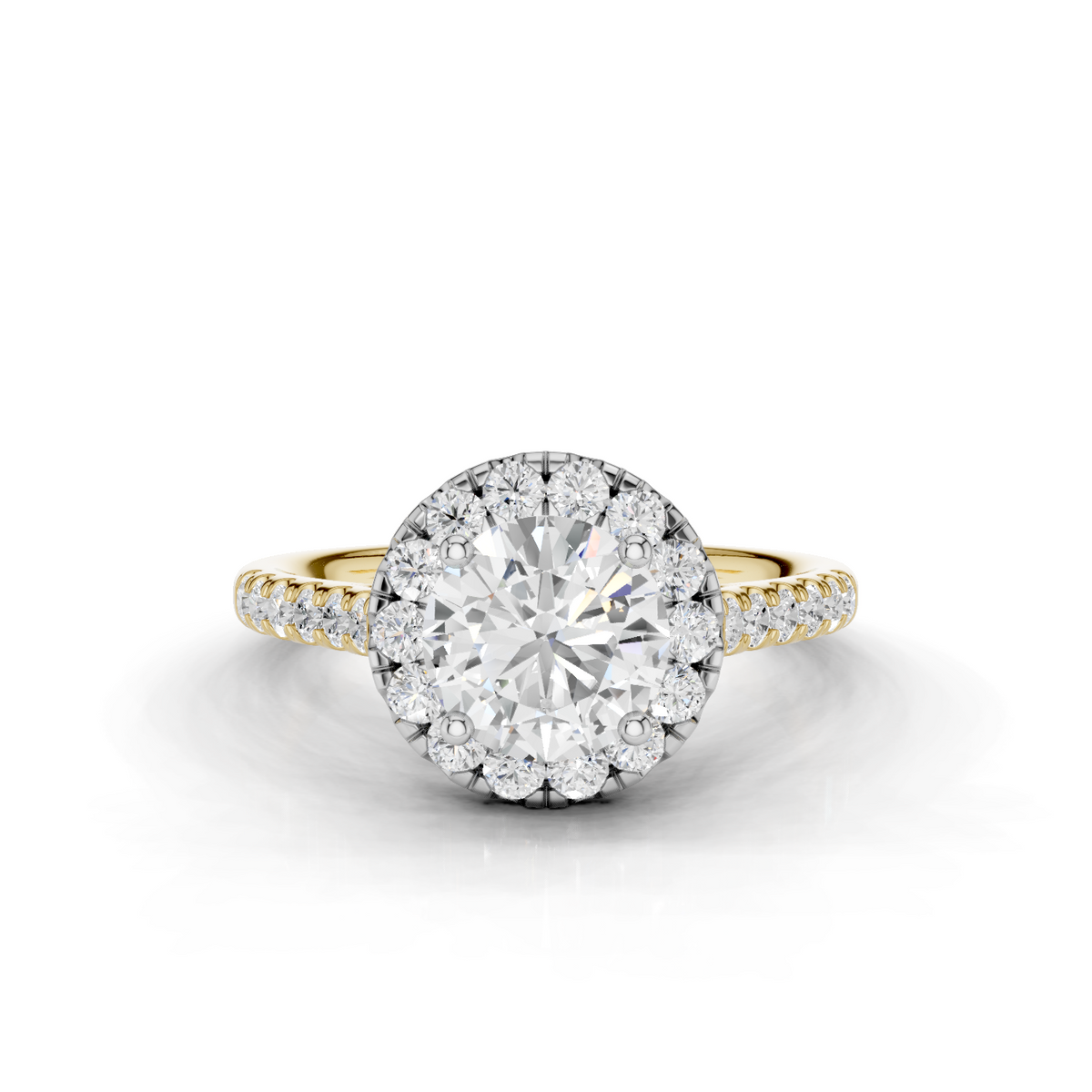 18ct White and Yellow Gold
