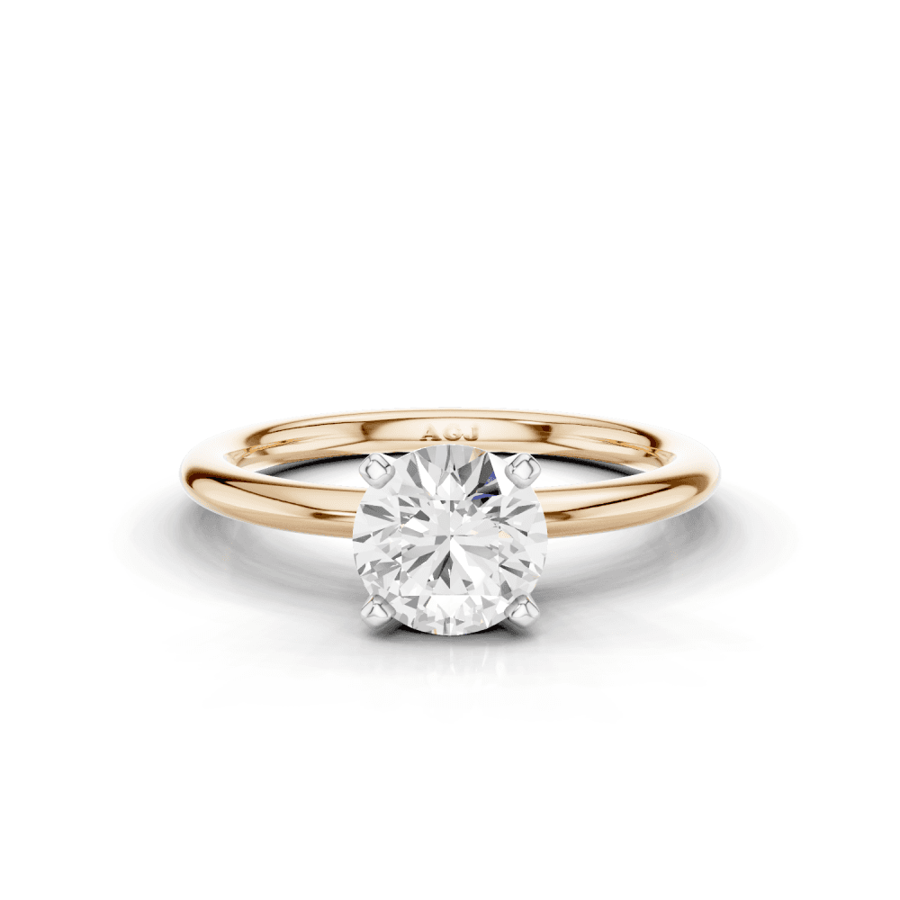 18ct White and Rose Gold