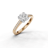 18ct White and Rose Gold