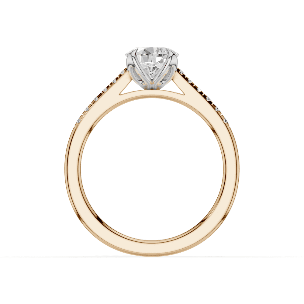 18ct White and Rose Gold