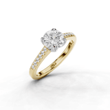18ct White and Yellow Gold