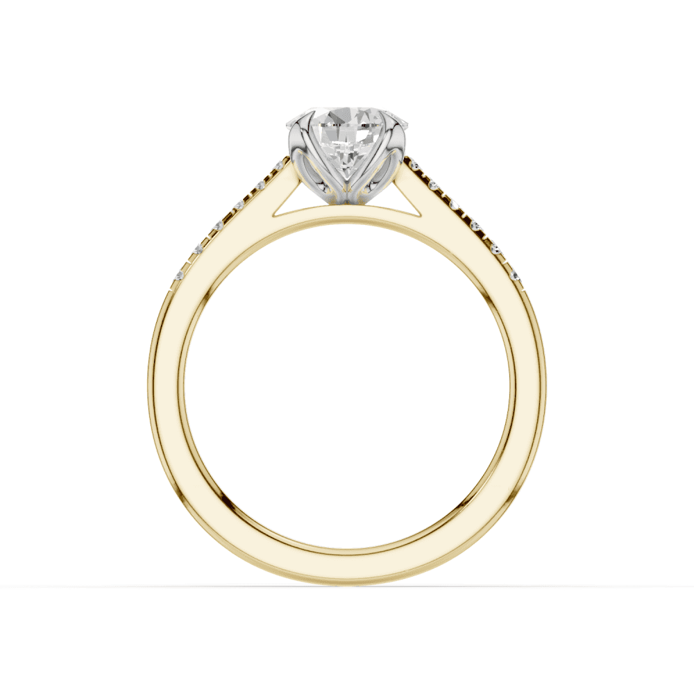 18ct White and Yellow Gold