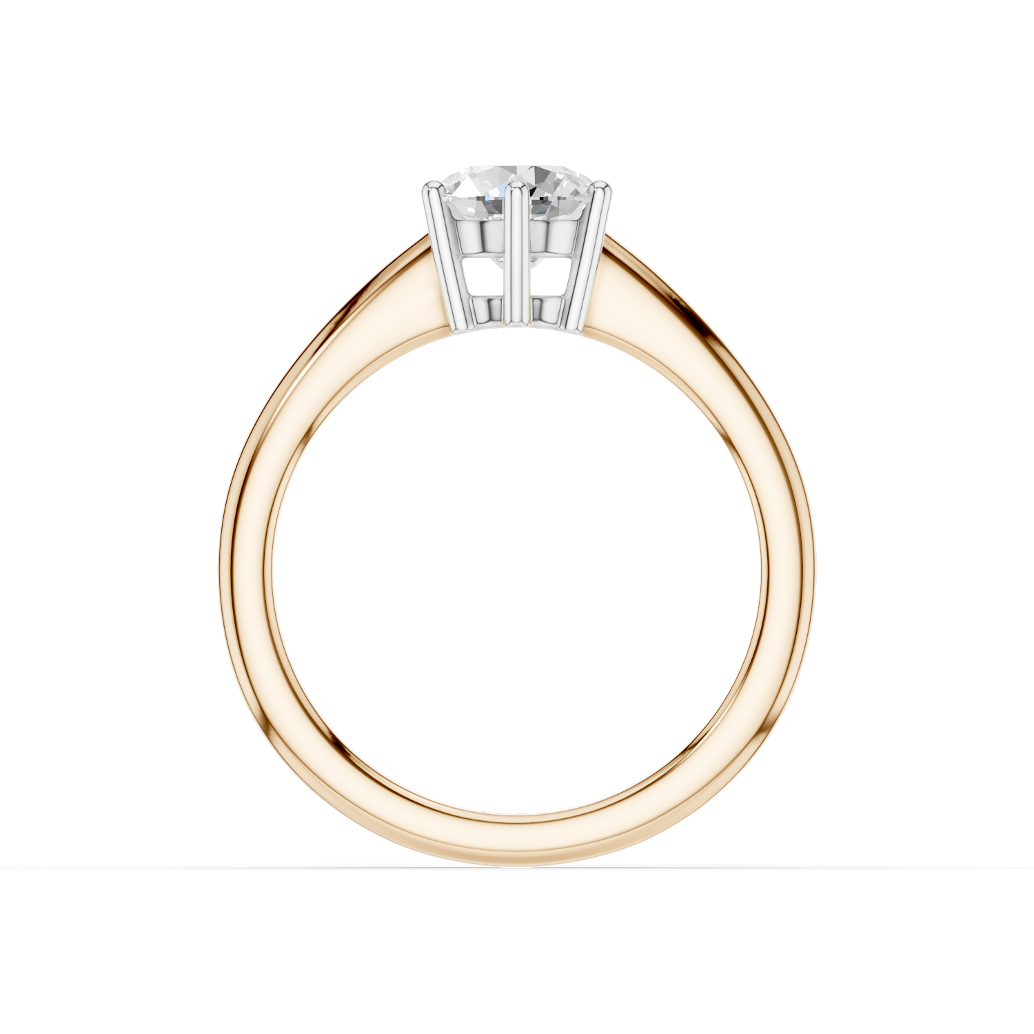 18ct White and Rose Gold