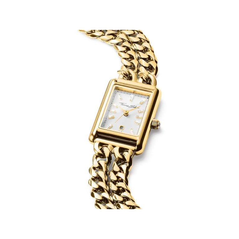 Thomas Sabo Gold Plated Stainless Steel Elegance CZ Watch