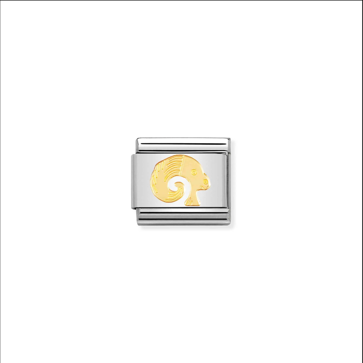 Nomination Aries 18ct Gold and Stainless Steel Composable Charm