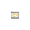 Nomination Aries 18ct Gold and Stainless Steel Composable Charm