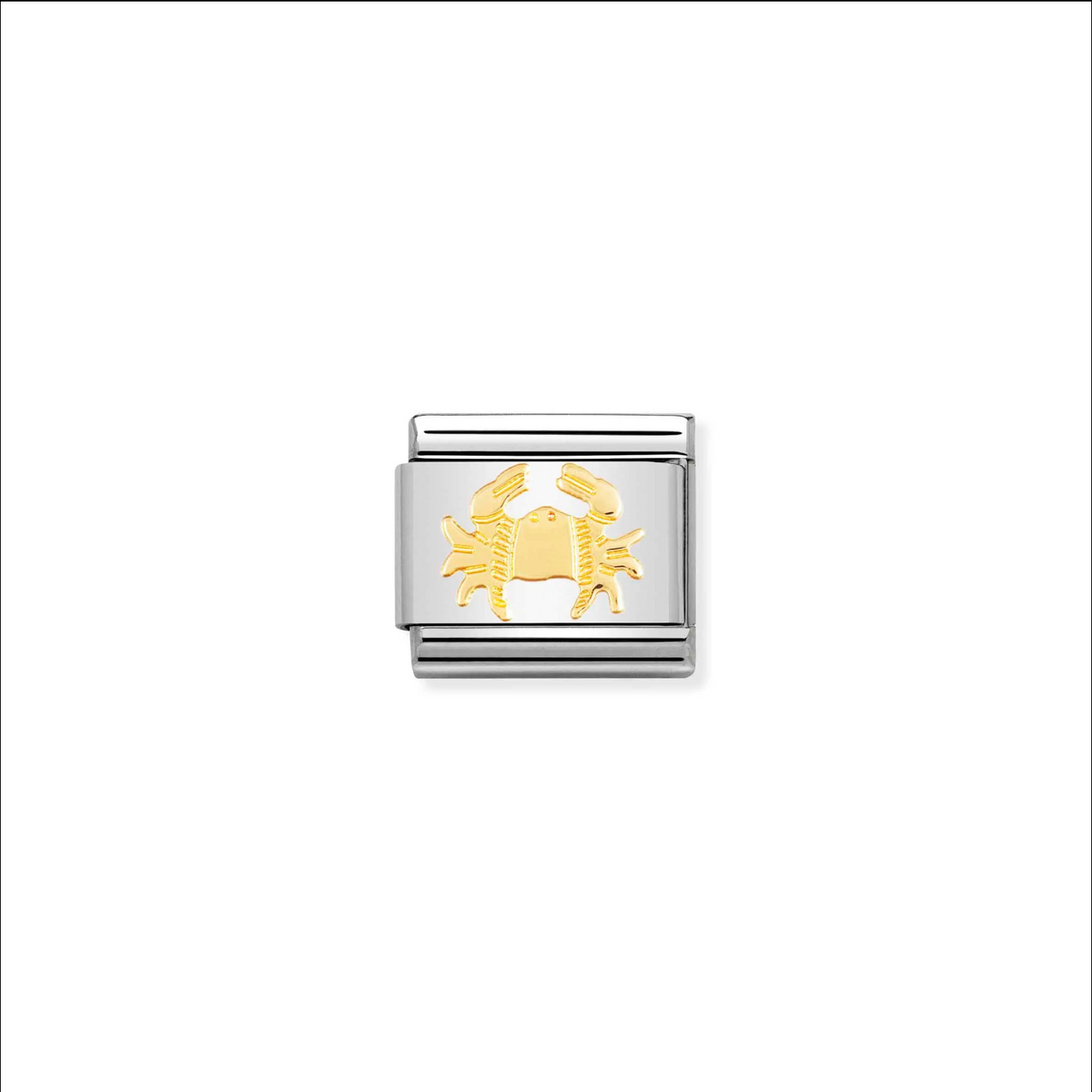 Nomination Cancer 18ct Gold and Stainless Steel Composable Charm
