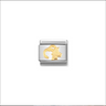 Nomination Capricorn 18ct Gold and Stainless Steel Composable Charm