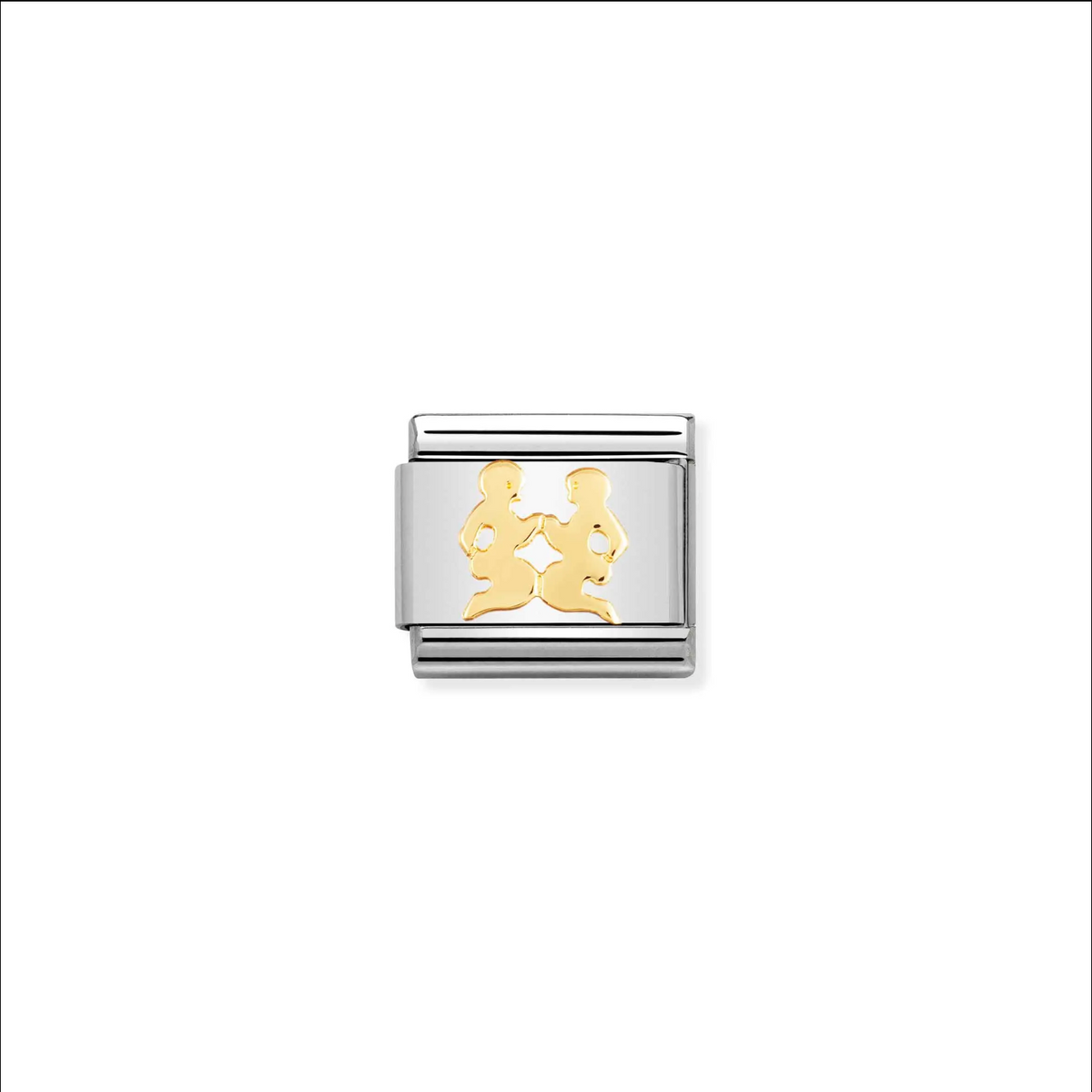 Nomination Gemini 18ct Gold and Stainless Steel Composable Charm
