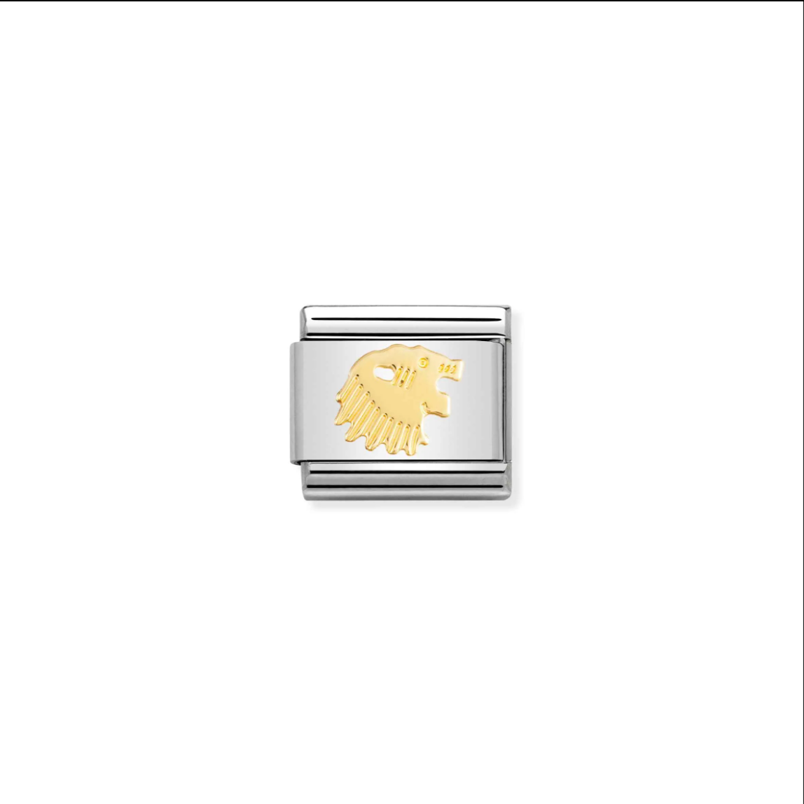 Nomination Leo 18ct Gold and Stainless Steel Composable Charm