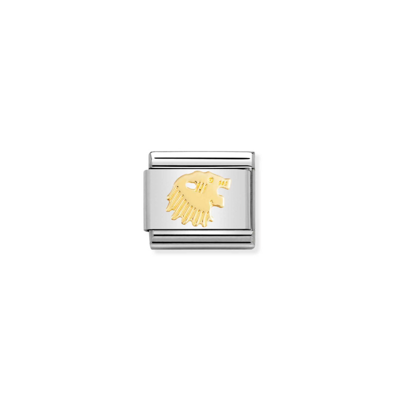 Nomination Leo 18ct Gold and Stainless Steel Composable Charm