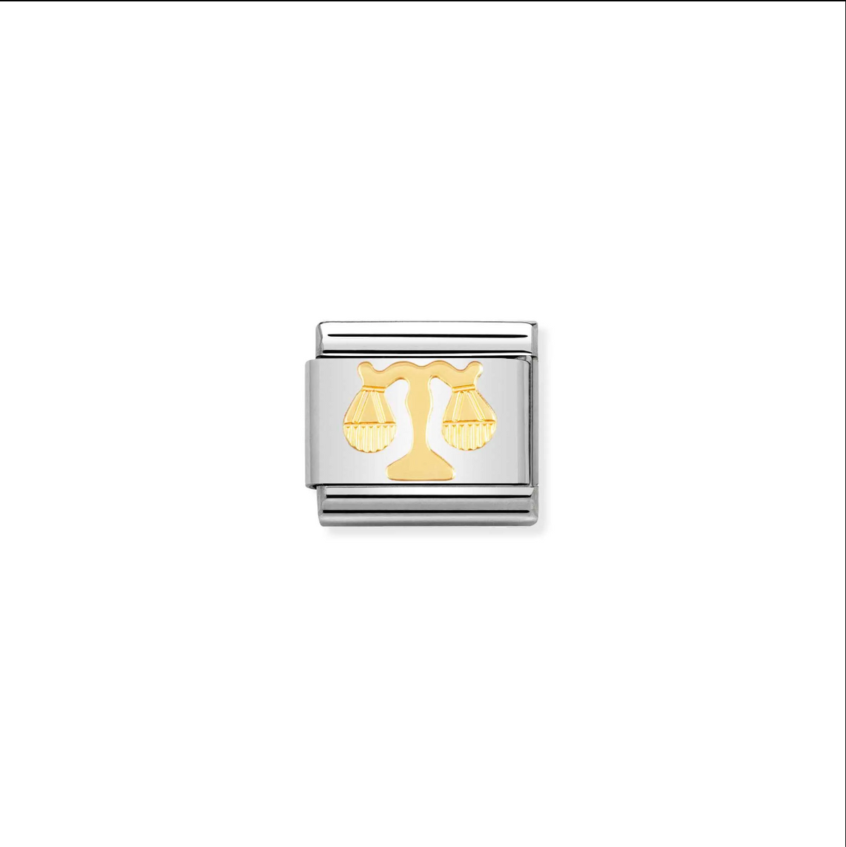 Nomination Libra 18ct Gold and Stainless Steel Composable Charm