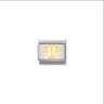 Nomination Libra 18ct Gold and Stainless Steel Composable Charm