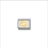 Nomination Pisces 18ct Gold and Stainless Steel Composable Charm