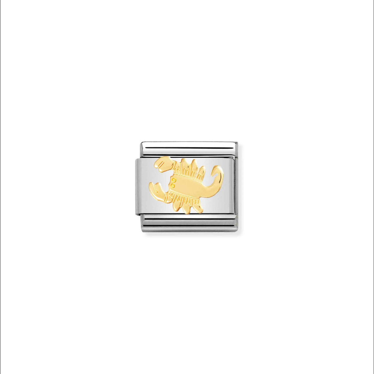 Nomination Scorpio 18ct Gold and Stainless Steel Composable Charm