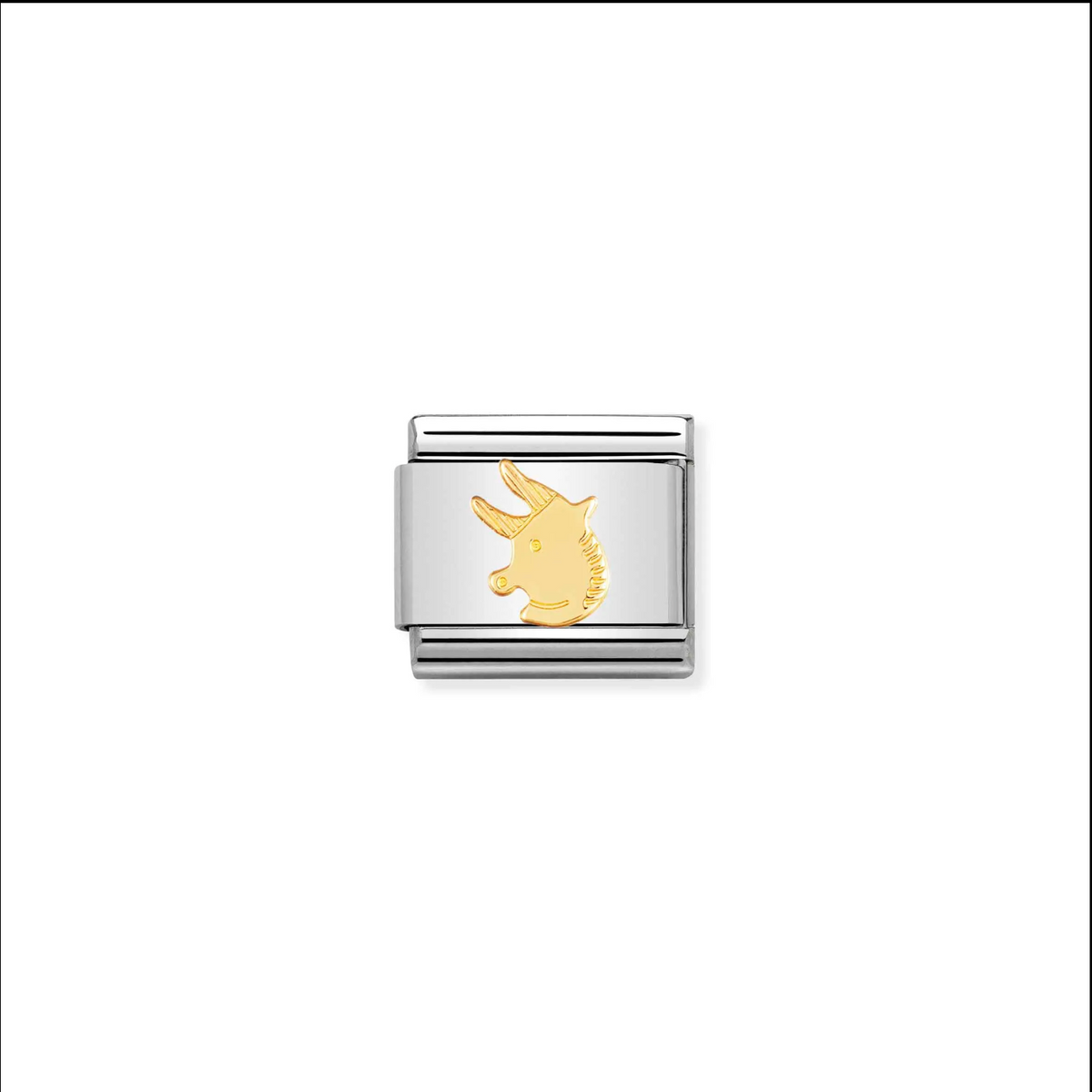 Nomination Taurus 18ct Gold and Stainless Steel Composable Charm
