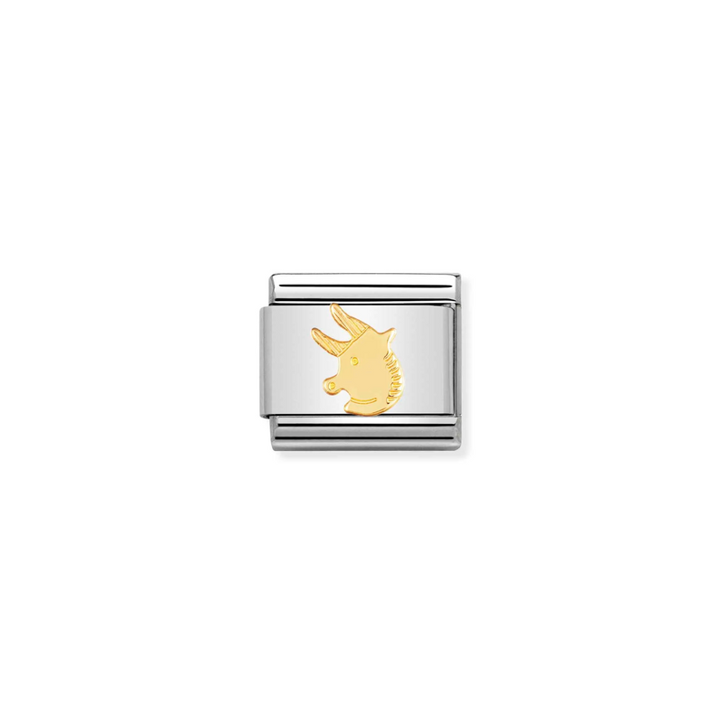 Nomination Taurus 18ct Gold and Stainless Steel Composable Charm
