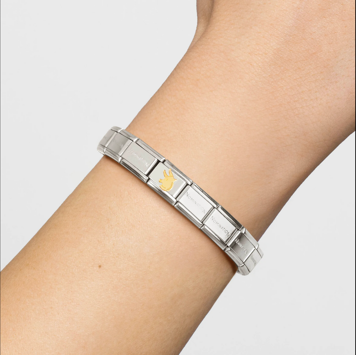 Nomination Taurus 18ct Gold and Stainless Steel Composable Charm