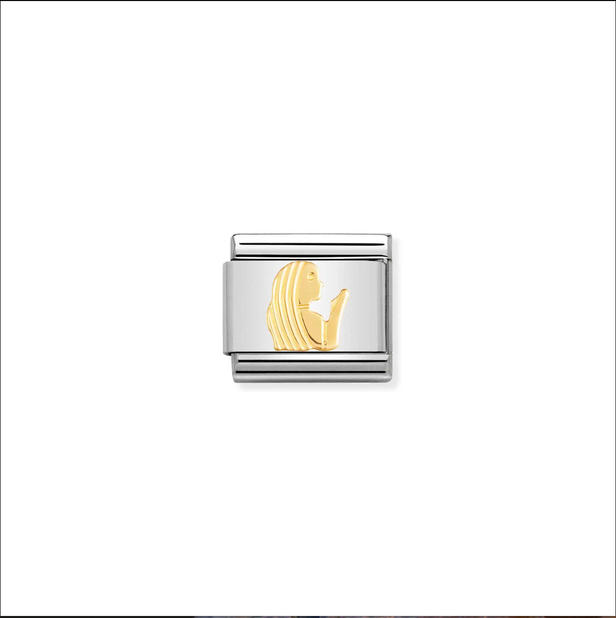 Nomination Virgo 18ct Gold and Stainless Steel Composable Charm