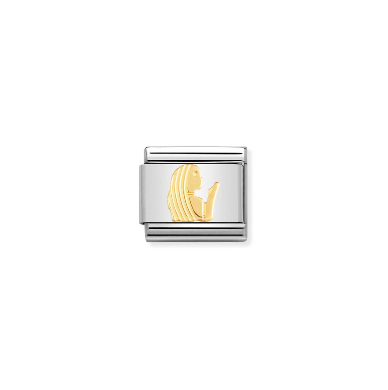 Nomination Virgo 18ct Gold and Stainless Steel Composable Charm