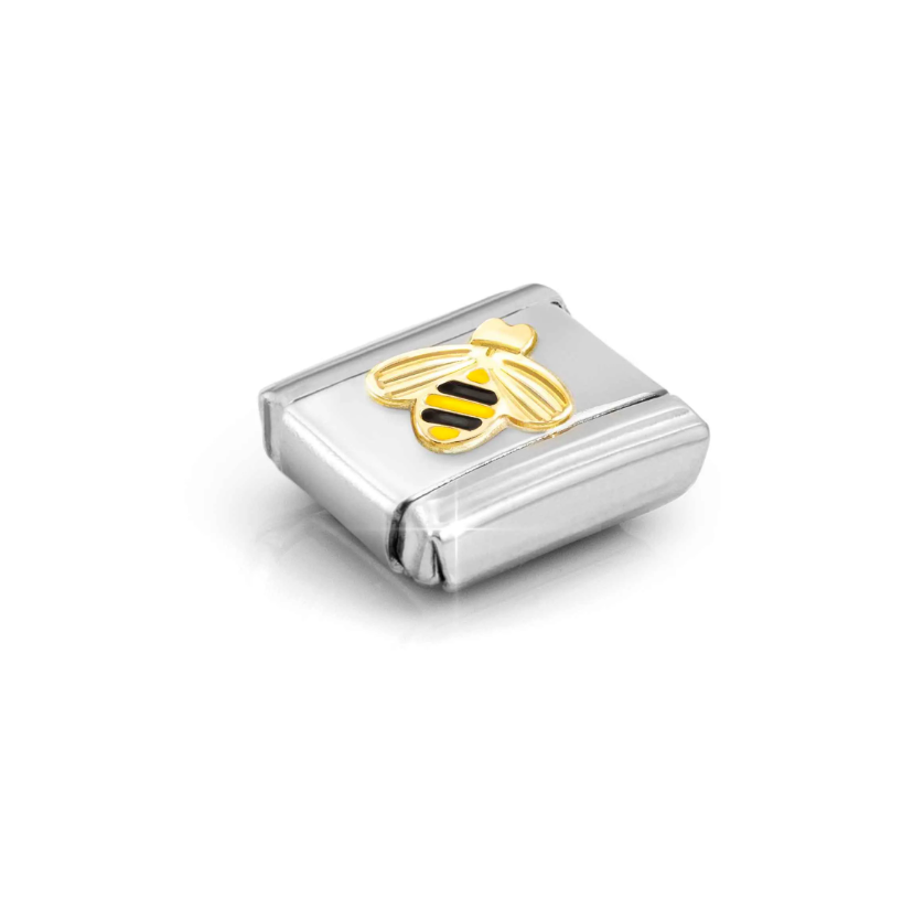 Nomination Bee 18ct Gold and Stainless Steel Composable Charm