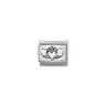 Nomination Claddagh Sterling Silver and Stainless Steel Composable Charm