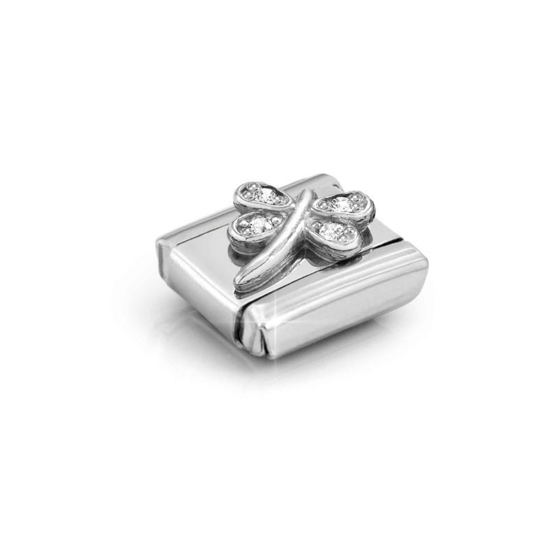 Nomination CZ Dragonfly Sterling Silver and Stainless Steel Composable Charm