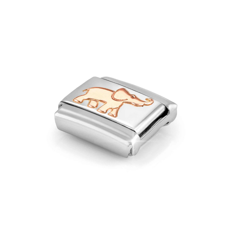 Nomination Elephant 9ct Gold and Stainless Steel Composable Charm