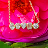 9ct Yellow Gold 0.55ct Mixed Cut Lab Diamond Necklace