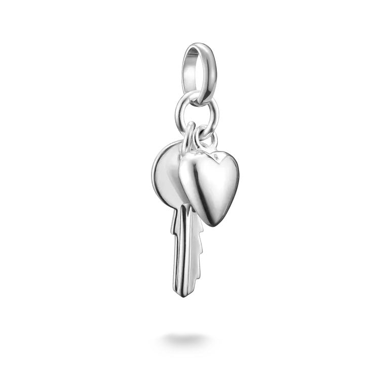 Thomas Sabo Sterling Silver Key and Heart Connect Charm Pendant