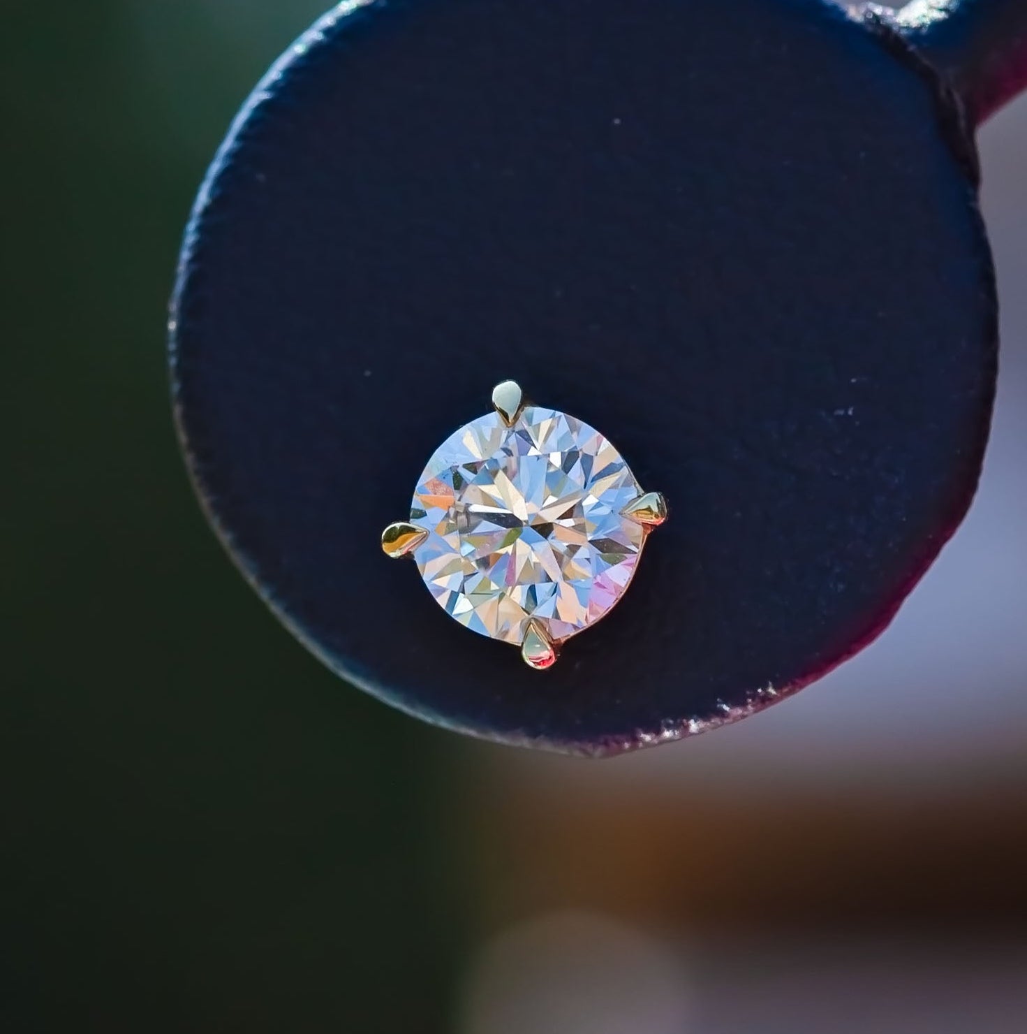 9ct Yellow Gold 2.04ct Lab Diamond Stud Earrings